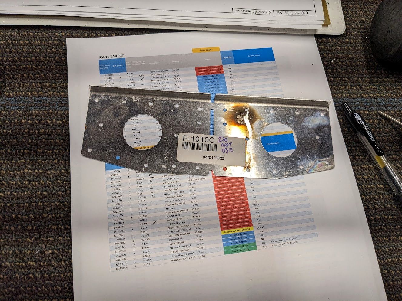 Horizontal Stabilizer Continued (plus laser cut update)